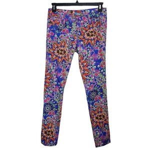 Nanette Lepore Sz 11 L'Amour Kaleidoscope Legging Wonderful Obnoxiously Loud LN
